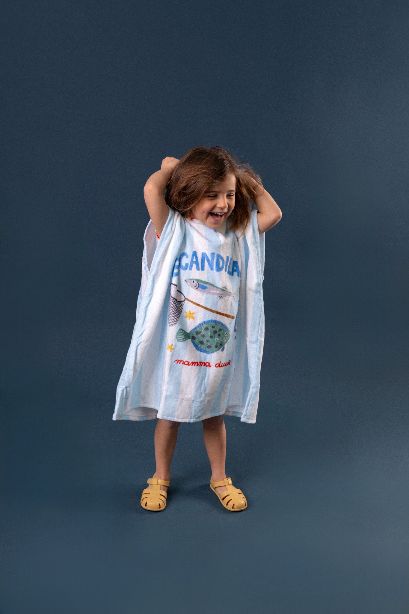 Poncho toalla 100% algodón- Encandilada