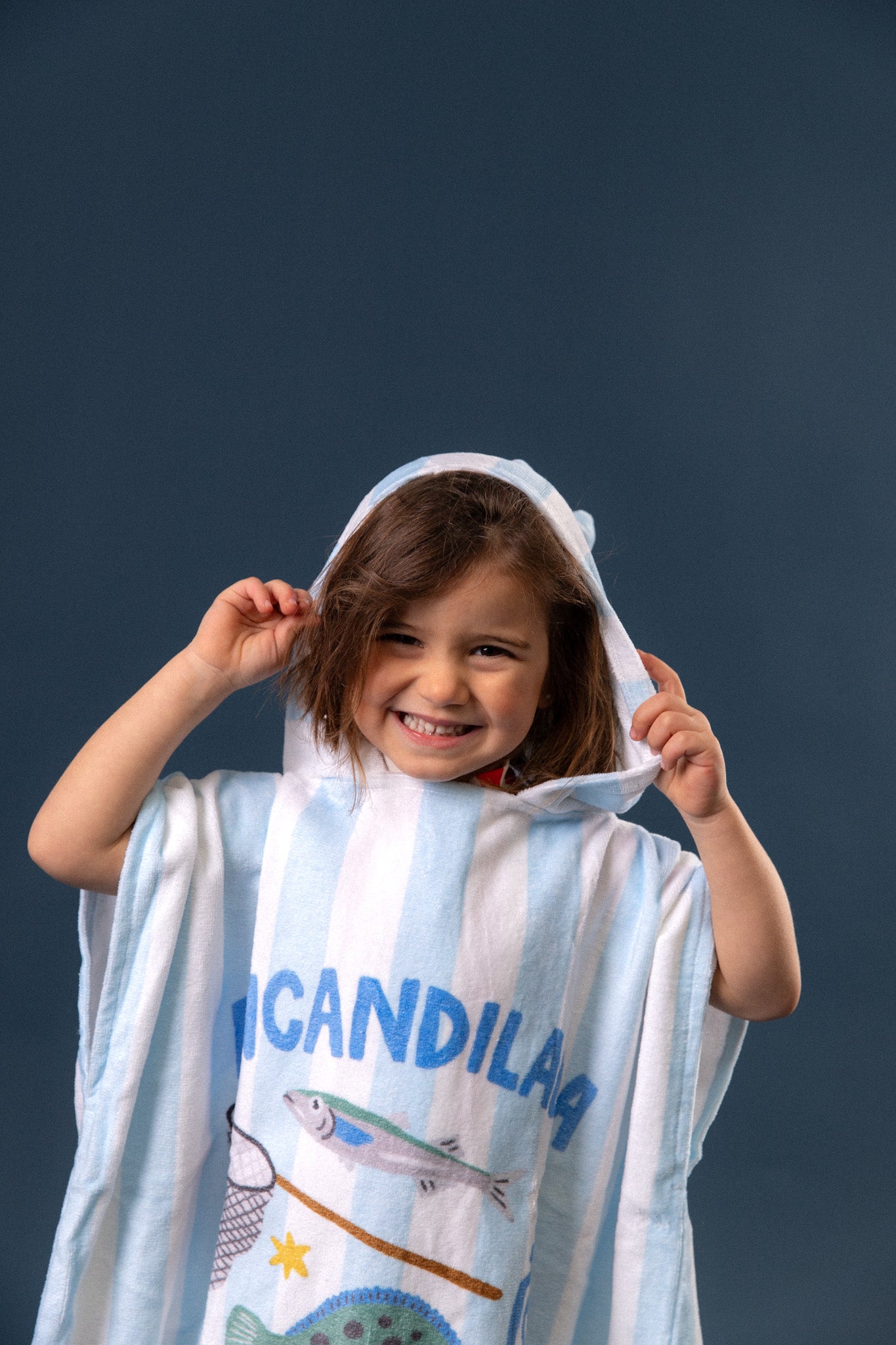 Poncho toalla 100% algodón- Encandilada