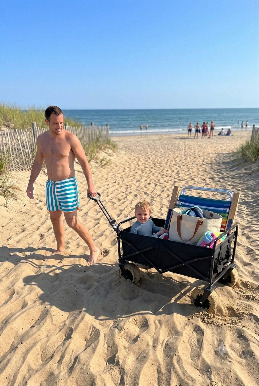Carrito playero reforzado XL