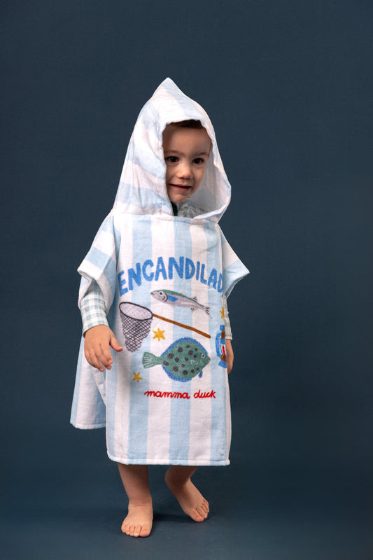 Poncho toalla 100% algodón- Encandilada